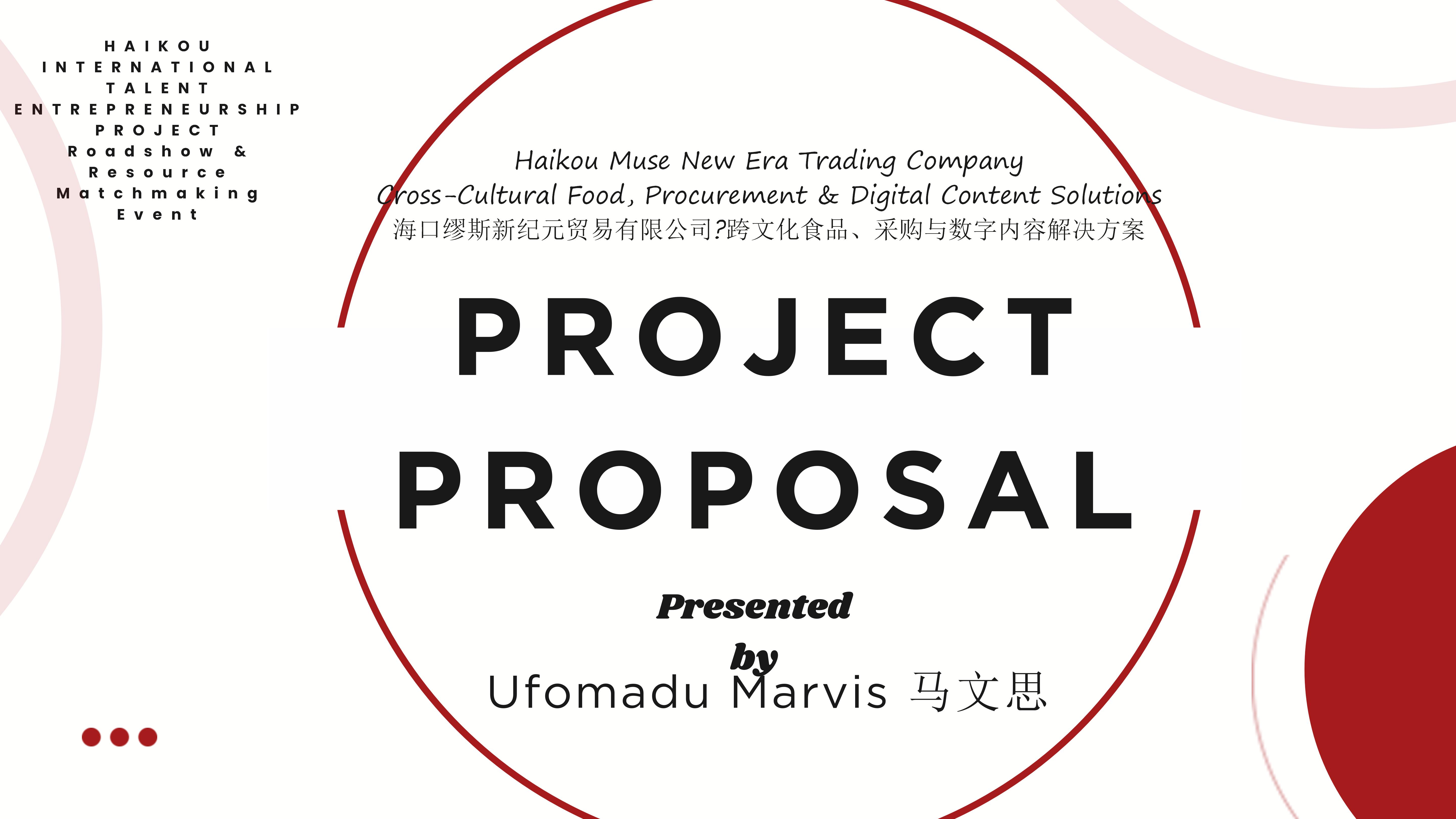 Haikou Muse New Era Trading Company Cross-Cultural Food, Procurement & Digital Content Solutions