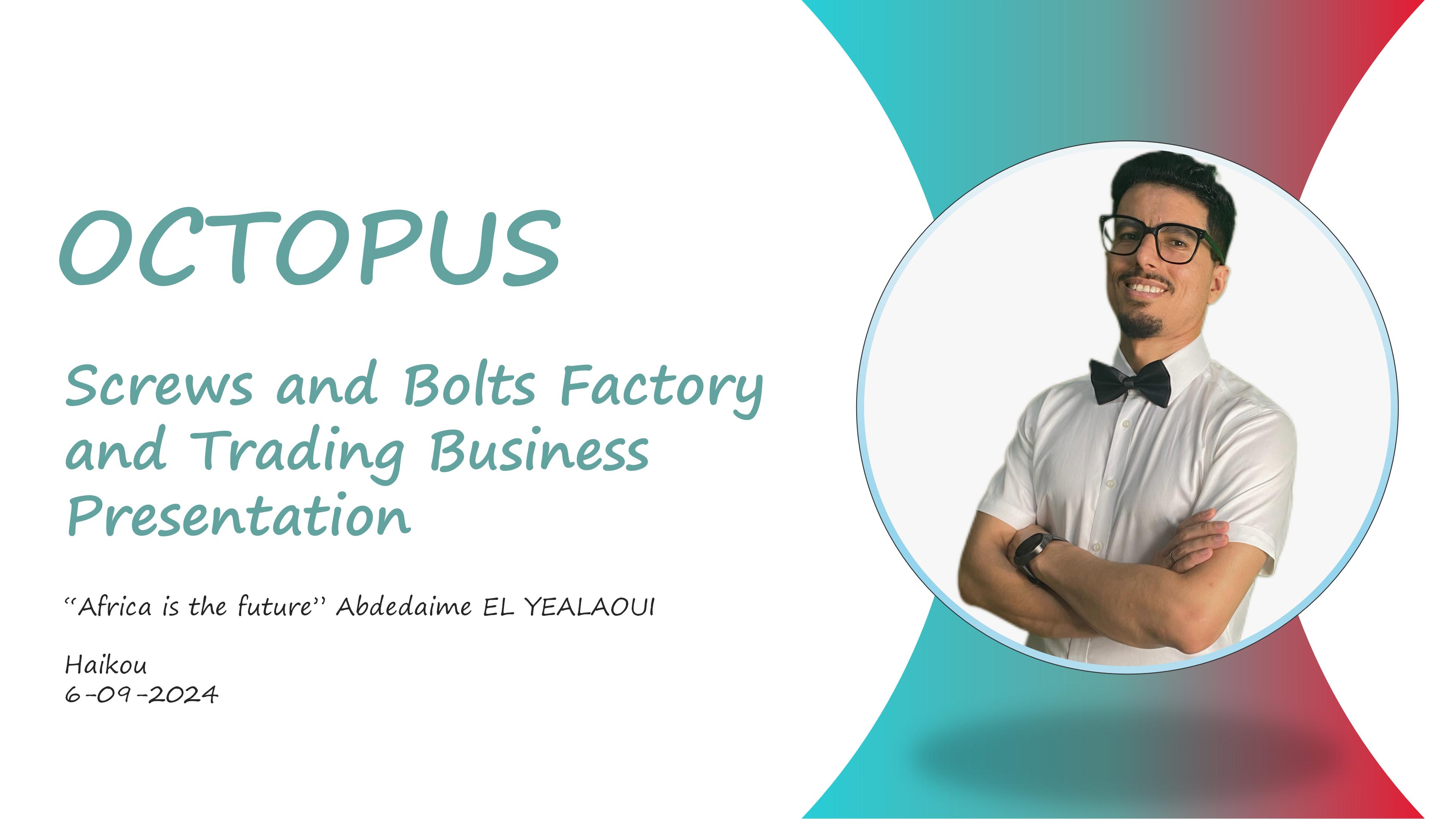 Screws and Bolts Factory and Trading Business Presentation